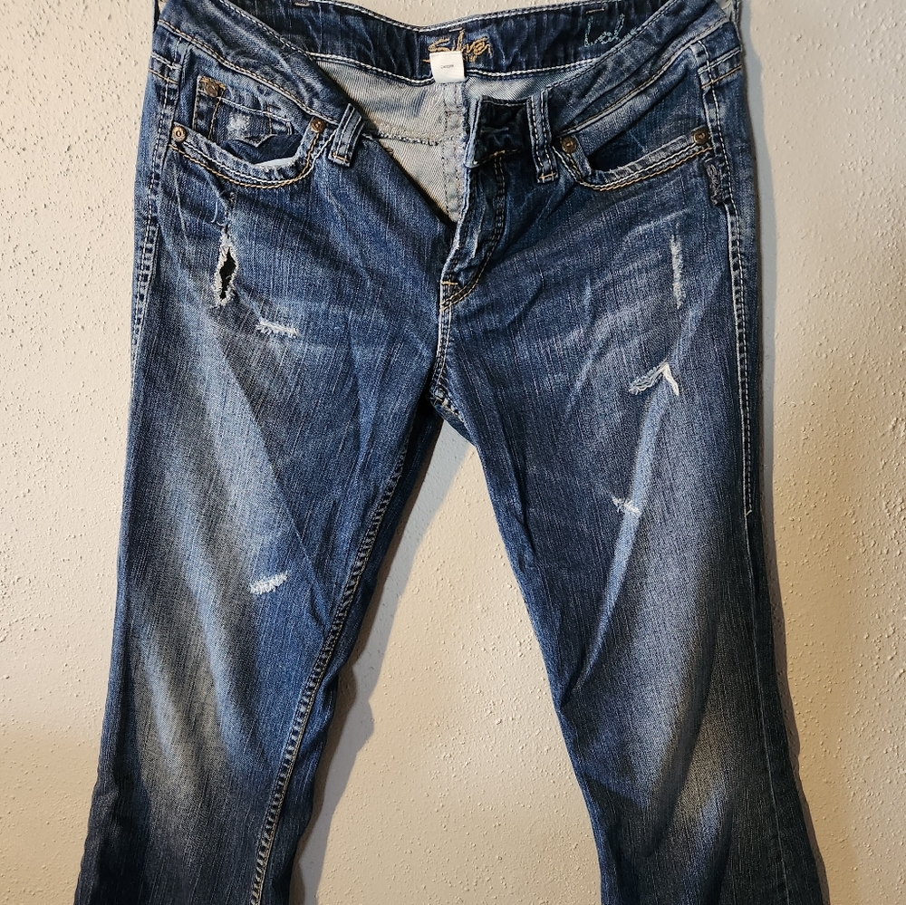 Silver jeans